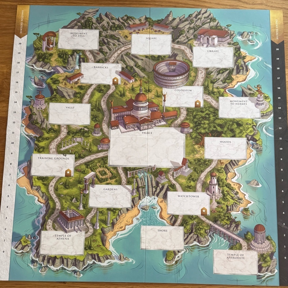 Wonder Woman: Challenge of the Amazons (Ravensburger) — Board Game - Picture 6 of 6